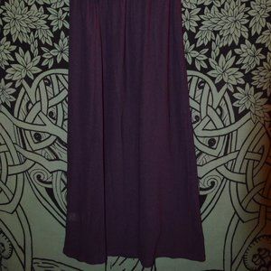 Sparkle and Fade Purple Mesh Maxi Skirt